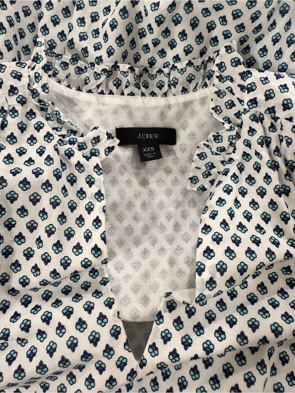 J. Crew border hem